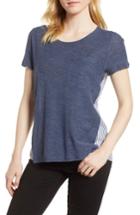 Women's Vince Camuto Mix Media Tee - Blue