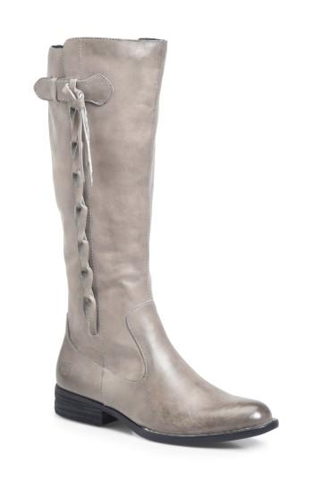 Women's B?rn Cook Knee High Boot .5 Regular Calf M - Grey