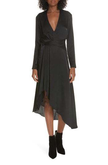 Women's Equipment Adisa Asymmetrical Wrap Dress - Black