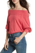Women's Free People Palisades Off The Shoulder Top - Purple