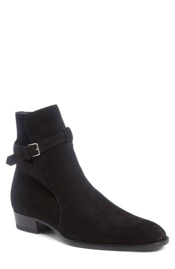 Men's Saint Laurent Wyatt Jodhpur Boot Us / 41eu - Black