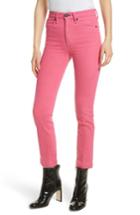 Women's Rag & Bone/jean High Waist Ankle Cigarette Leg Jeans - Pink