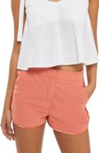 Women's Topshop Satin Trim Runner Shorts Us (fits Like 0) - Coral