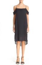 Women's T By Alexander Wang Cold Shoulder Silk Dress