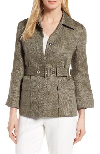 Women's Boss Jalinea Linen Safari Jacket
