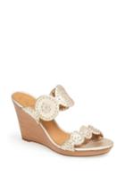 Women's Jack Rogers 'luccia' Sandal .5 M - Metallic