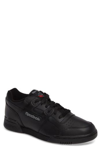 Men's Reebok Workout Sneaker, Size 8.5 M - Black