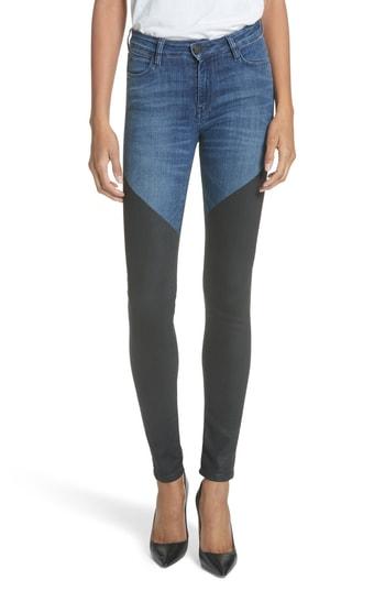 Women's Brockenbow Emma Artemis Bicolor Skinny Jeans - Blue