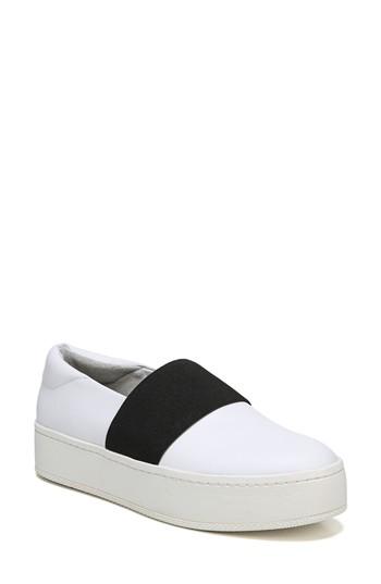 Women's Via Spiga Traynor Platform Slip-on .5 M - White