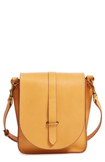 Frye Ilana Leather Crossbody Bag - Yellow