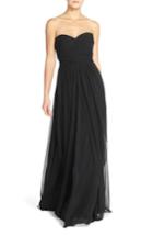 Women's Jenny Yoo Mira Convertible Strapless Chiffon Gown