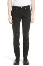 Men's Givenchy Vintage Style Biker Jeans - Black