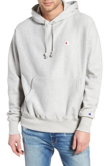 Men's Champion Reverse Weave Pullover Hoodie - Grey