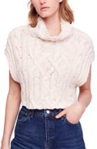 Women's Free People Frosted Cable Sweater Vest - Ivory