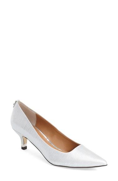 Women's J. Renee 'braidy' Kitten Heel Pump B - Metallic