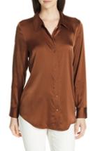 Women's Bp. Gathered Back Print Shirt