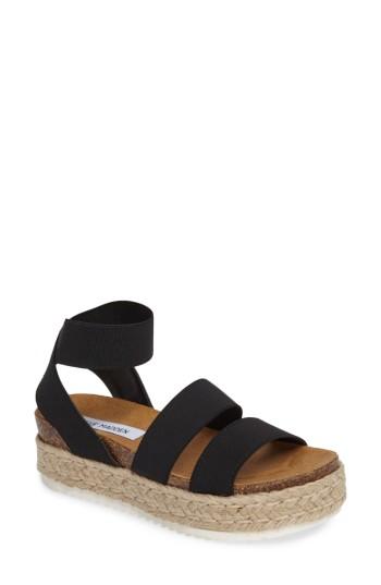 Women's Steve Madden Kimmie Flatform Sandal M - Black