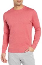 Men's Peter Millar Crown Soft Cotton & Silk Sweater - Pink