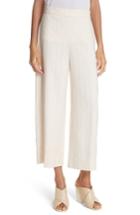 Women's Rebecca Taylor Textured Stripe Crop Pants - Beige