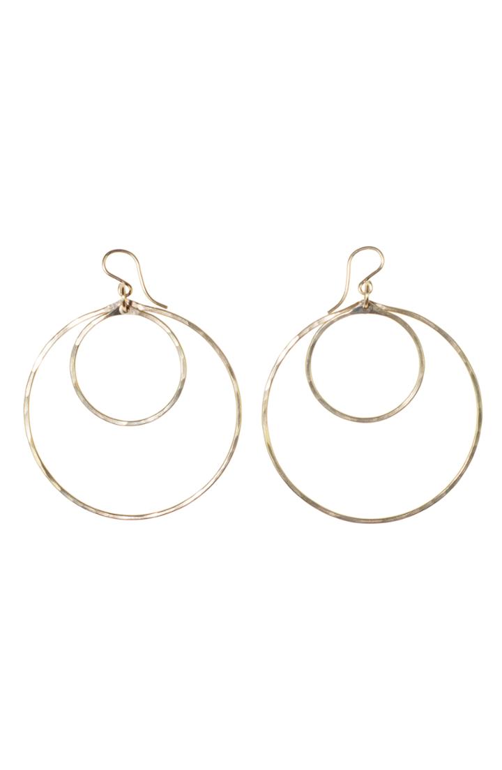 Women's Nashelle Double Hoop Earrings