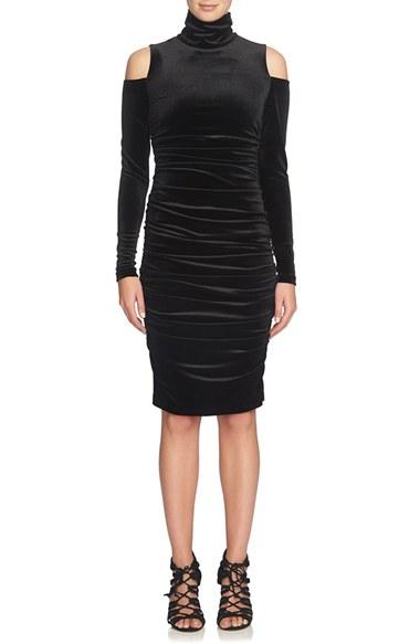 Women's Cynthia Steffe Velvet Body-con Dress