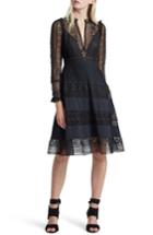 Women's French Connection Orabelle Lace Fit & Flare Dress - Black