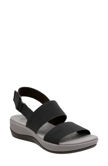 Women's Clarks Arla Jacory Sandal .5 M - Black