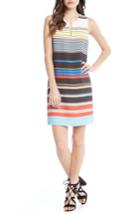Women's Karen Kane Modern Art Shift Dress - Blue