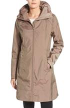 Petite Women's Cole Haan Signature Packable Rain Jacket P - Beige