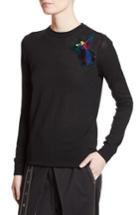 Women's Proenza Schouler Patch Embellished Wool Sweater