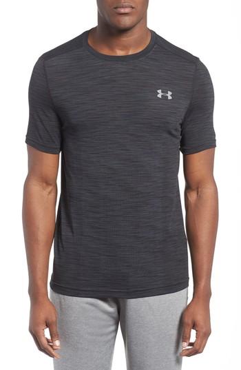 Men's Under Armour Threadborne Fit T-shirt, Size Medium - Black
