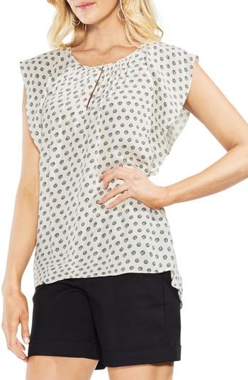 Women's Vince Camuto Island Imprints Top, Size - White