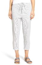 Women's James Perse Crop Seersucker Pants
