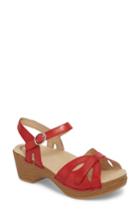 Women's Dansko Season Sandal .5-8us / 38eu M - Red