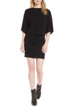 Women's Kendall + Kylie Open Back Tee Dress - Black