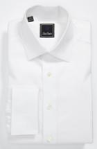 Men's David Donahue Regular Fit Solid French Cuff Tuxedo Shirt .5 - 32/33 - White