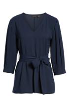 Women's Halogen Tie-waist Top