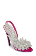 Women's Balenciaga Embellished Slingback Sandal Us / 36eu - Pink