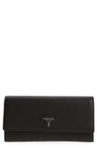 Women's Serapian Milano Rugiad Continental Wallet - Black