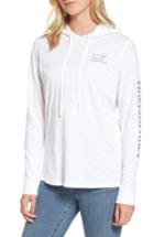 Women's Vineyard Vines Long Sleeve Slub Whale Hoodie - White