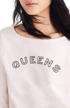 Women's Madewell Queens Graphic Tee, Size - White