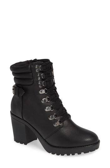 Women's Mia Annamaria Combat Boot M - Black