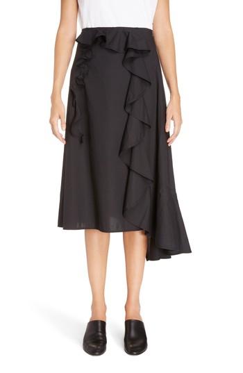 Women's Acne Studios Hamina Ruffle Skirt Us / 32 Eu - Black