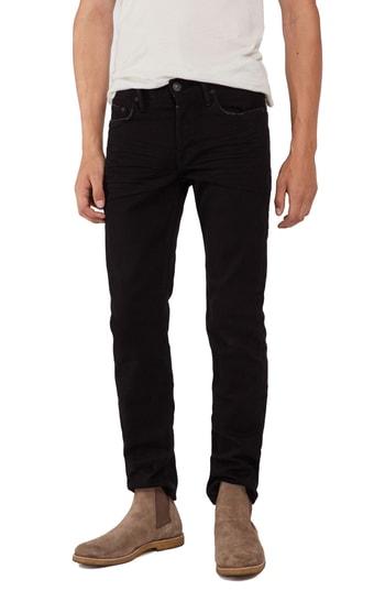 Men's Allsaints Reed Slim Straight Leg Jeans - Black