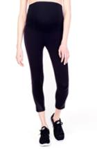 Women's Ingrid & Isabel Active Maternity Capris - Black