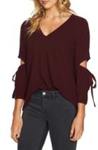Women's 1.state Cozy Slit Sleeve Top, Size - Burgundy