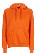 Women's Topshop Oversize Hoodie Us (fits Like 0) - Orange