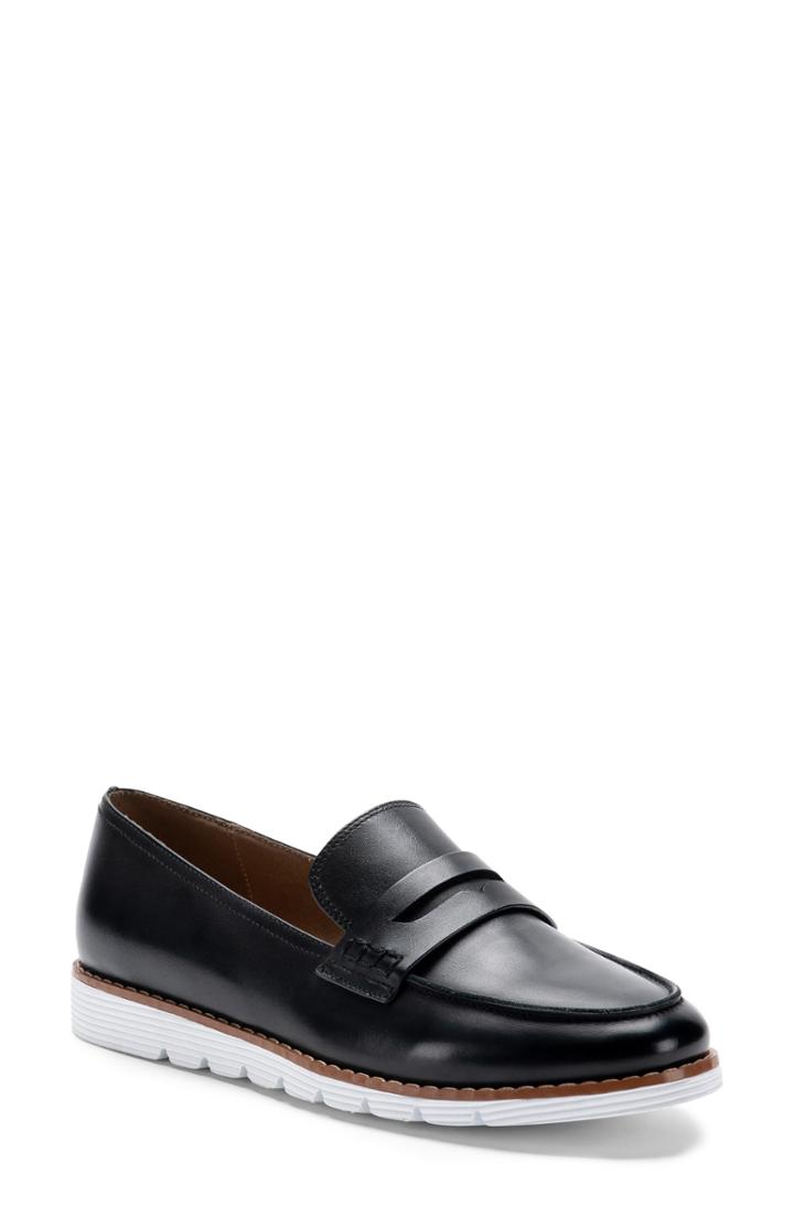 Women's Blondo Waterproof Penny Loafer .5 M - Black