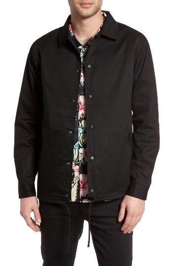 Men's Z.a.k. Brand Sanford Slim Fit Coach's Jacket - Black