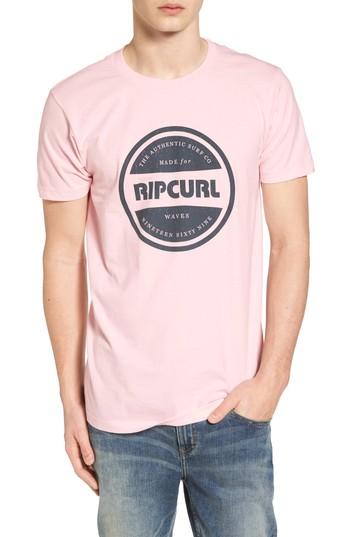 Men's Rip Curl Authentic T-shirt, Size - Purple
